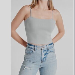 Express Sweater Crop Top
